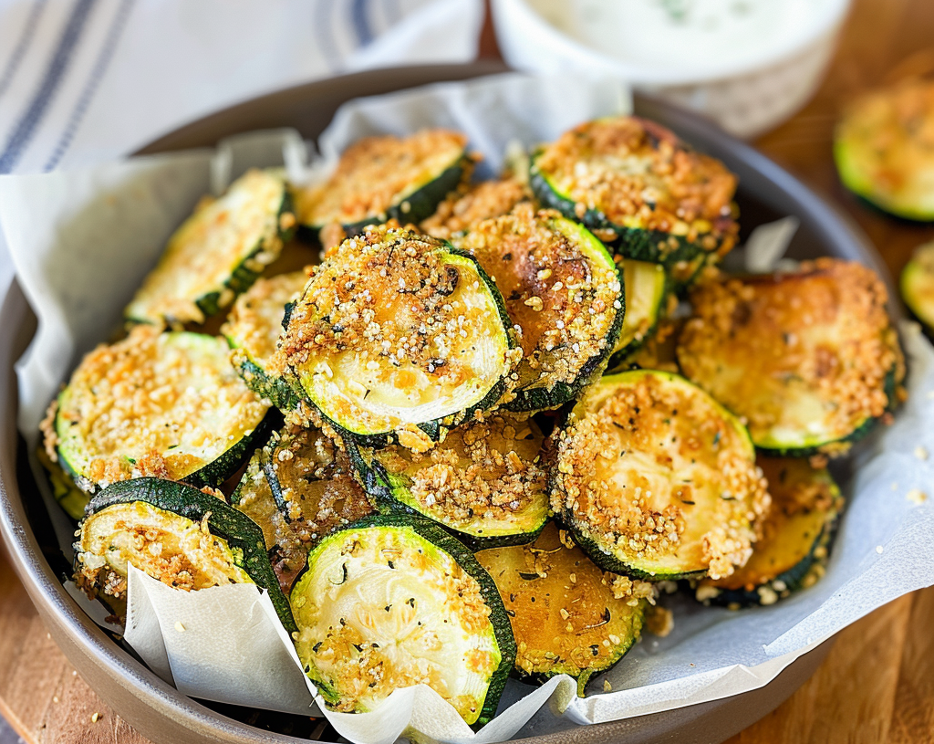 Air Fryer Zucchini Chips