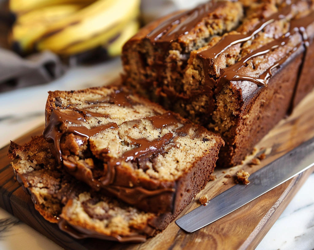 Nutella Banana Bread