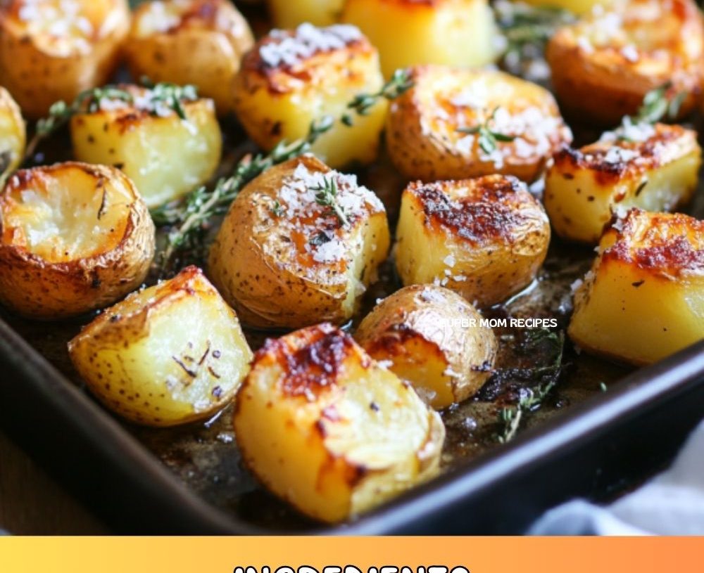 4-Ingredient Crispy Roasted Potatoes