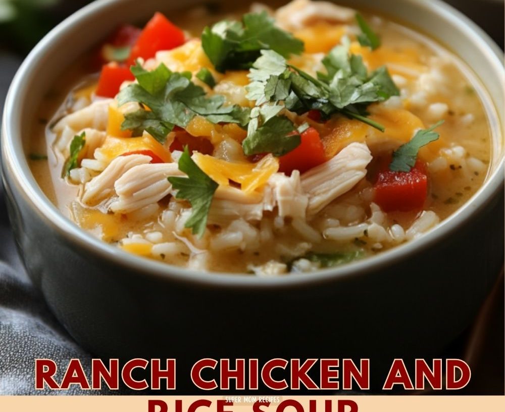 Ranch Chicken and Rice Soup