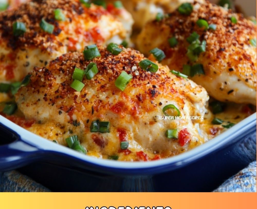 Pimento Cheese Baked Chicken