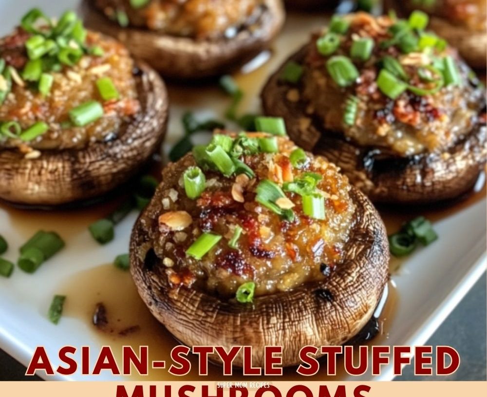 Asian-Style Stuffed Mushrooms