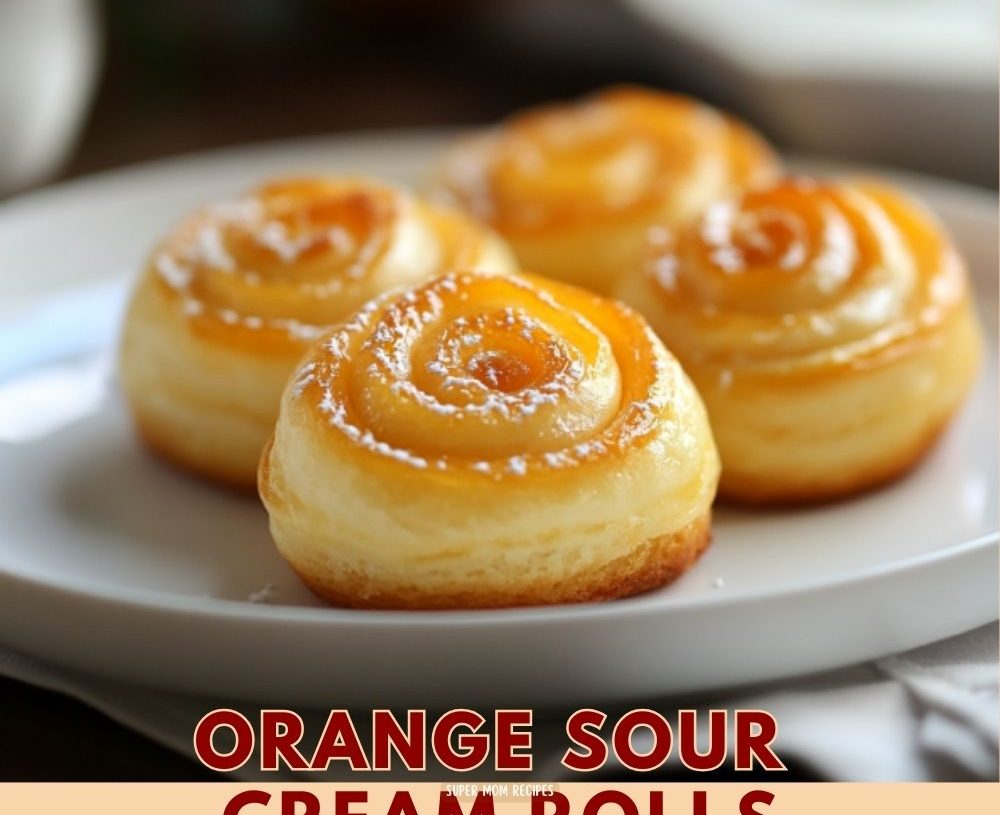 Orange Sour Cream Rolls