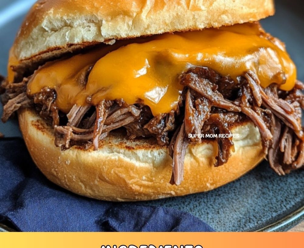 Slow Cooker Drip Beef Sandwiches