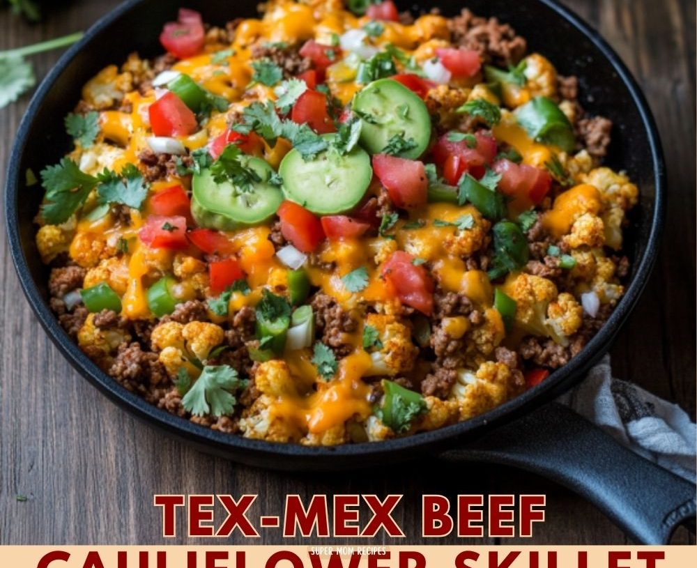 Tex-Mex Beef Cauliflower Skillet