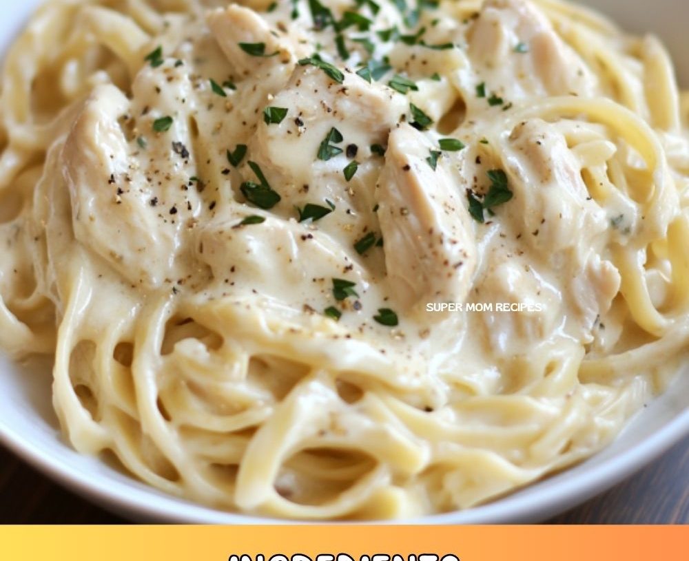 Crock Pot Chicken Alfredo