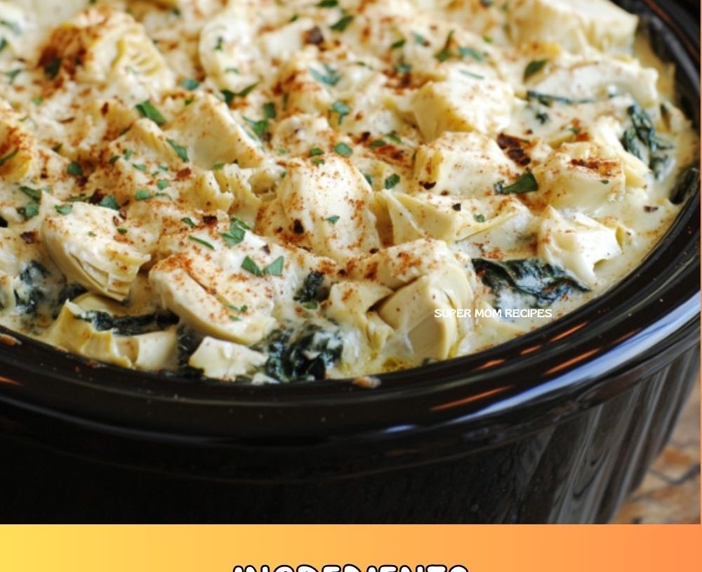 Crockpot Spinach Artichoke Dip