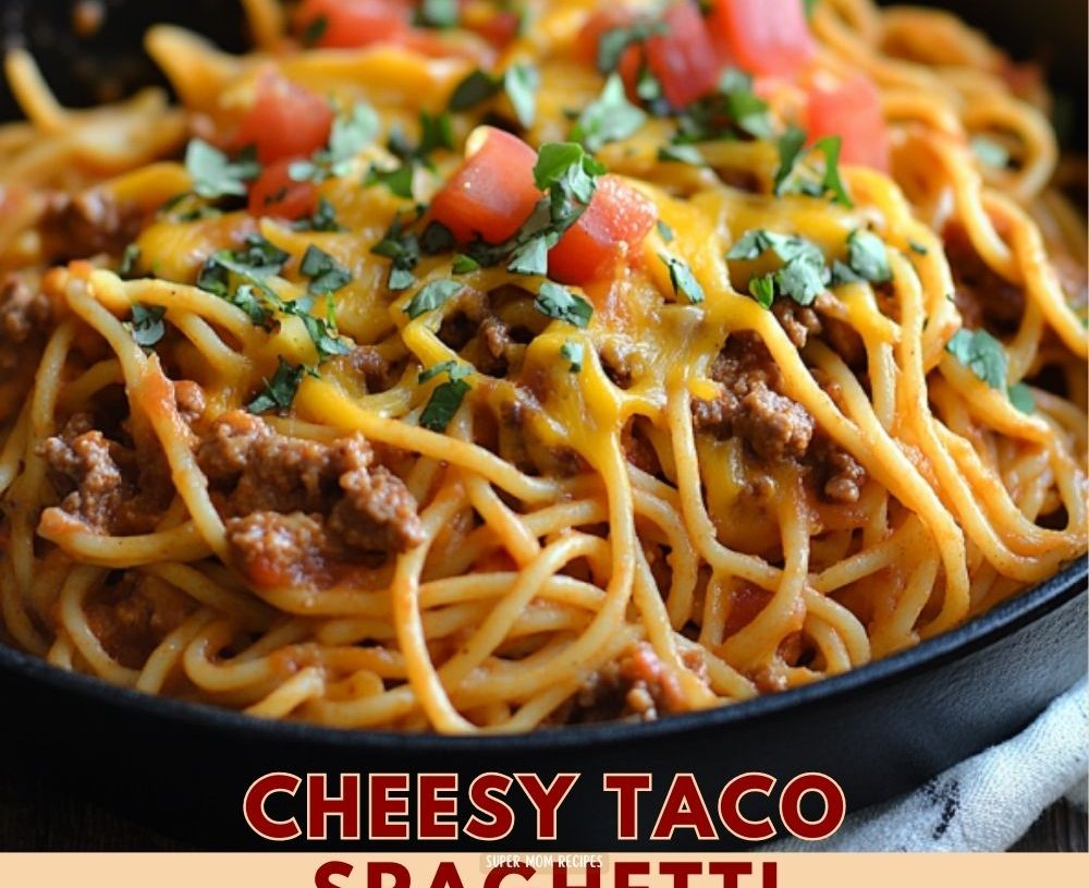 Cheesy Taco Spaghetti