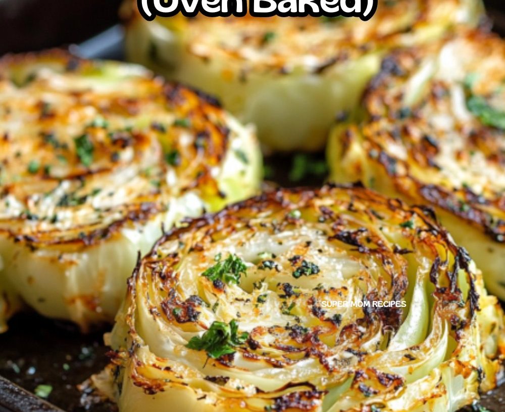 Cabbage Steaks (Oven Baked)