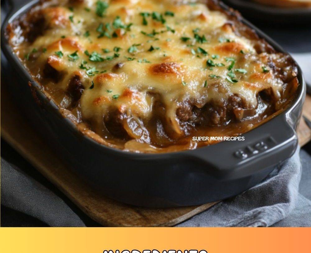 French Onion Beef Casserole