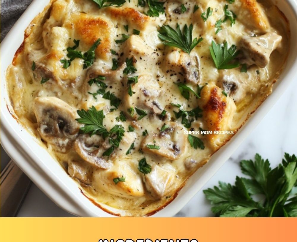 Baked Chicken Stroganoff