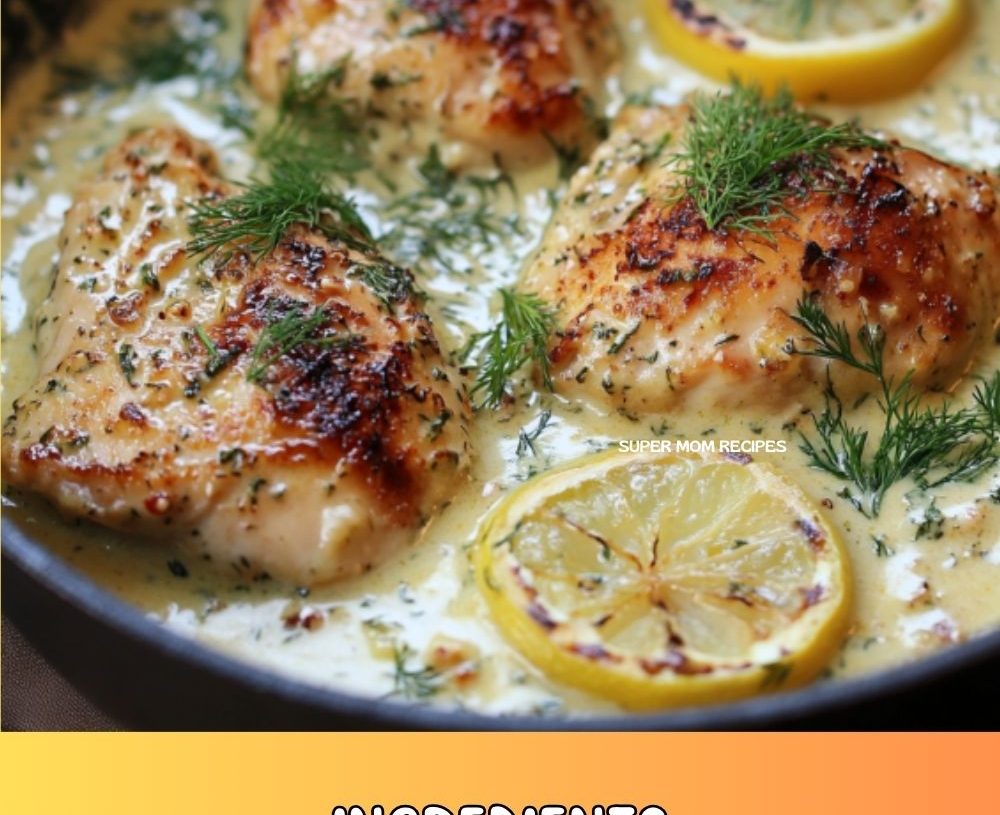 Creamy Lemon Dill Butter Chicken