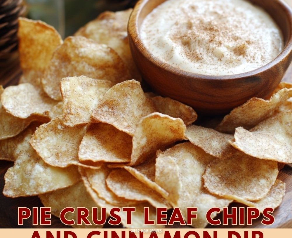 Pie Crust Leaf Chips and Cinnamon Dip