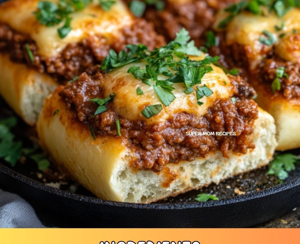 Garlic Bread Sloppy Joes