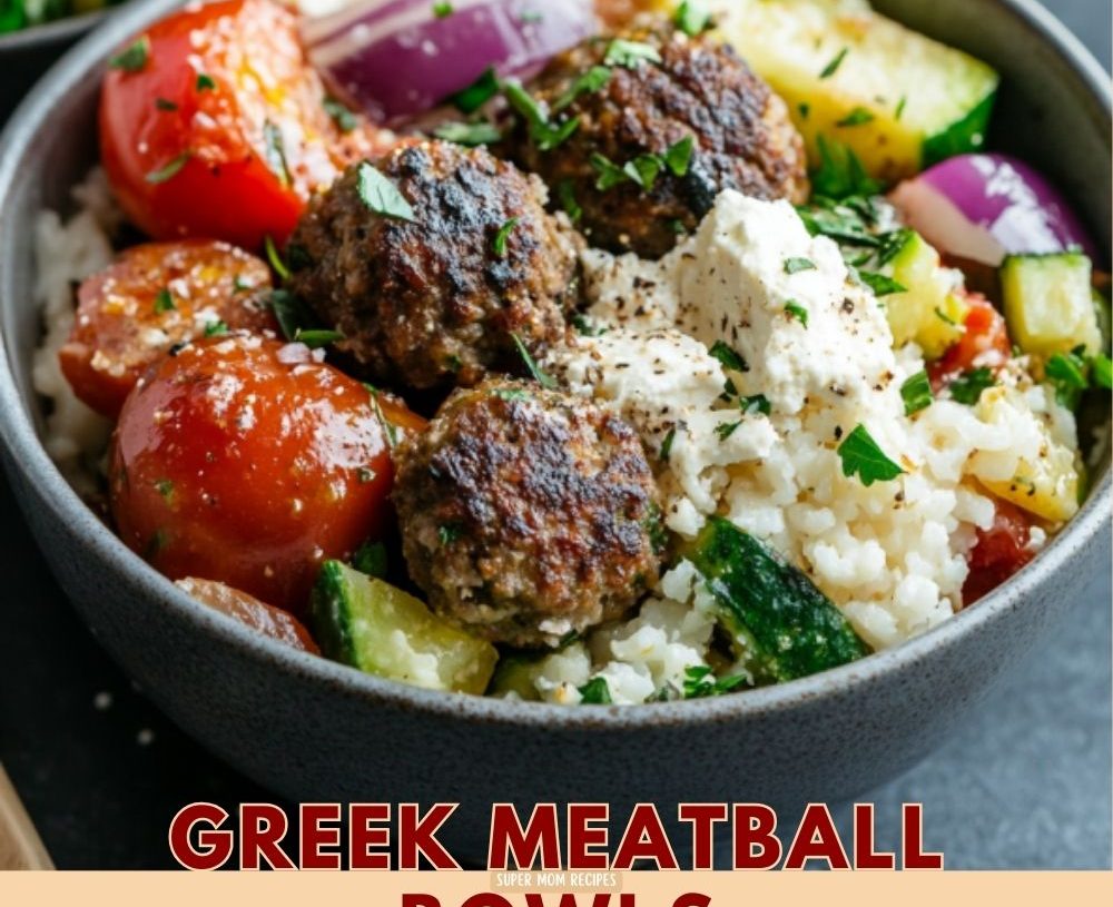 Greek Meatball Bowls