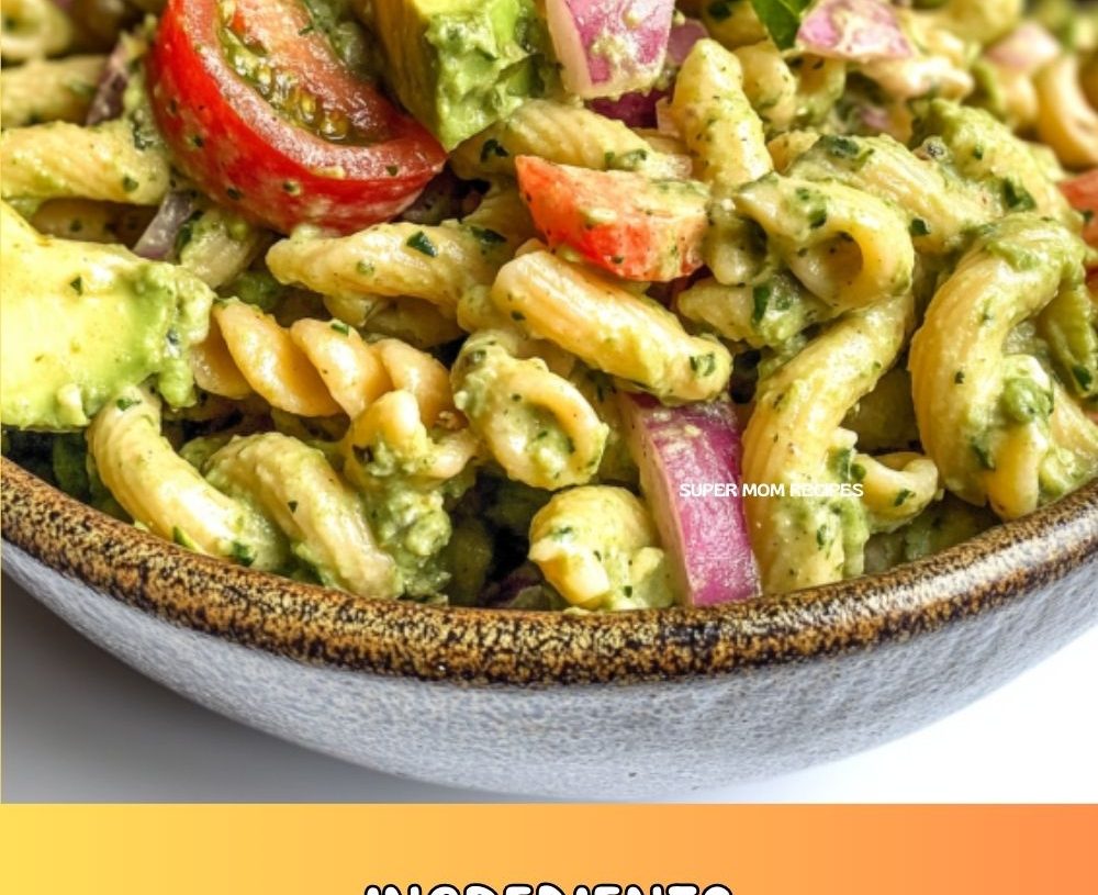 Avocado Cold Pasta Salad