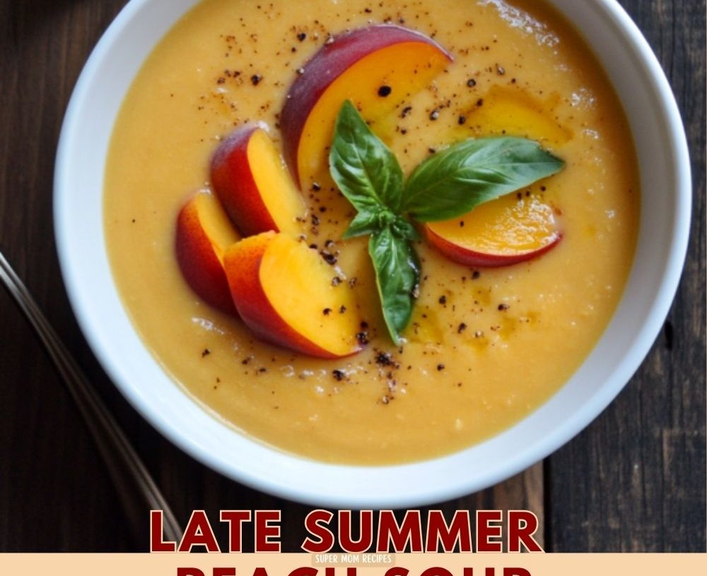 Late Summer Peach Soup