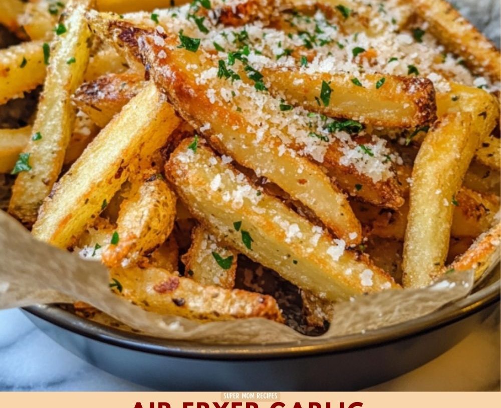 Air Fryer Garlic Parmesan Keto Fries