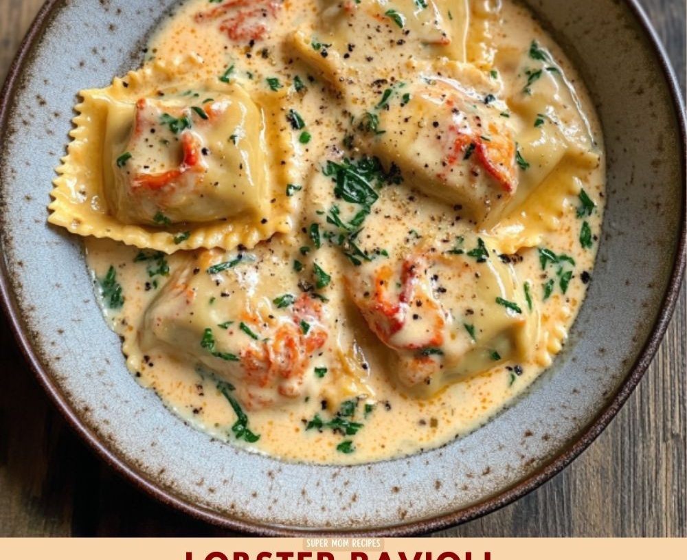 Lobster Ravioli with Creamy Sauce