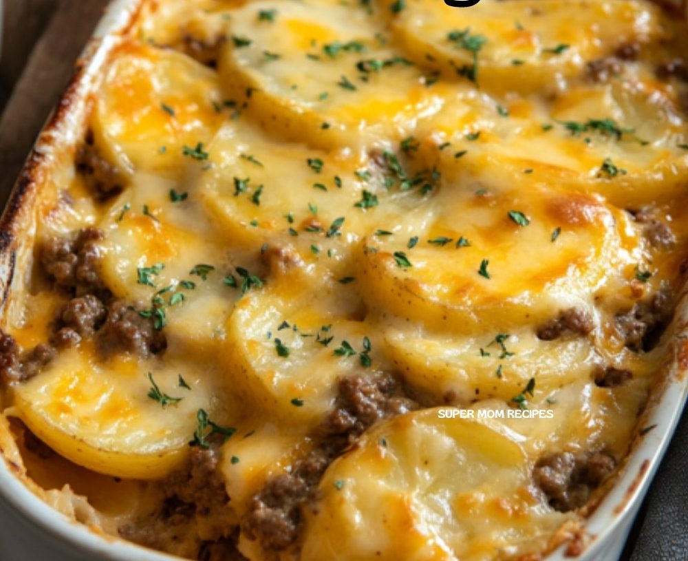 Scalloped Potatoes and Hamburger