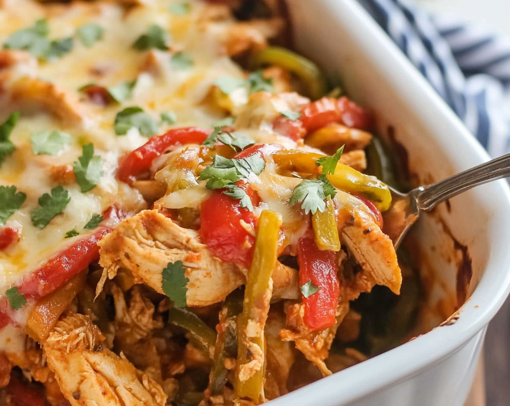 Chicken Fajita Casserole