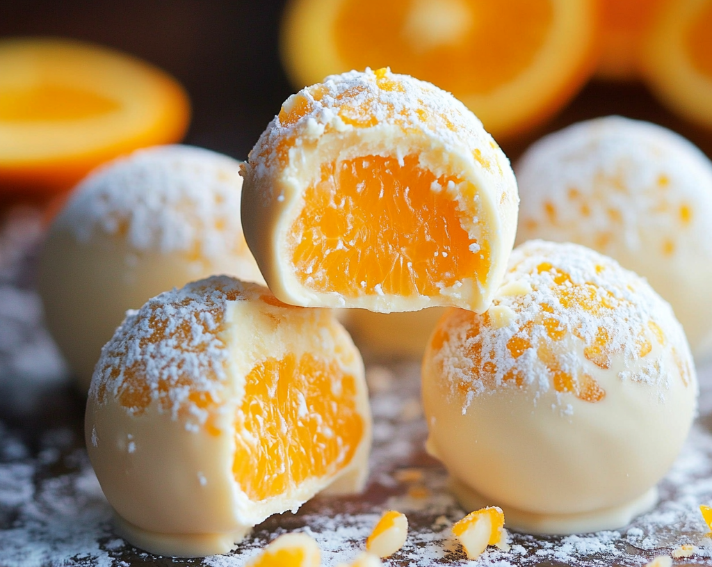 Orange Creamsicle Truffles