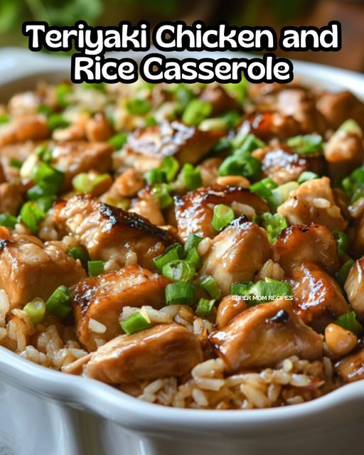 Teriyaki Chicken and Rice Casserole: