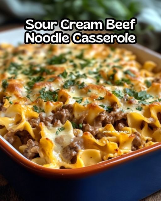 Sour Cream Beef Noodle Casserole