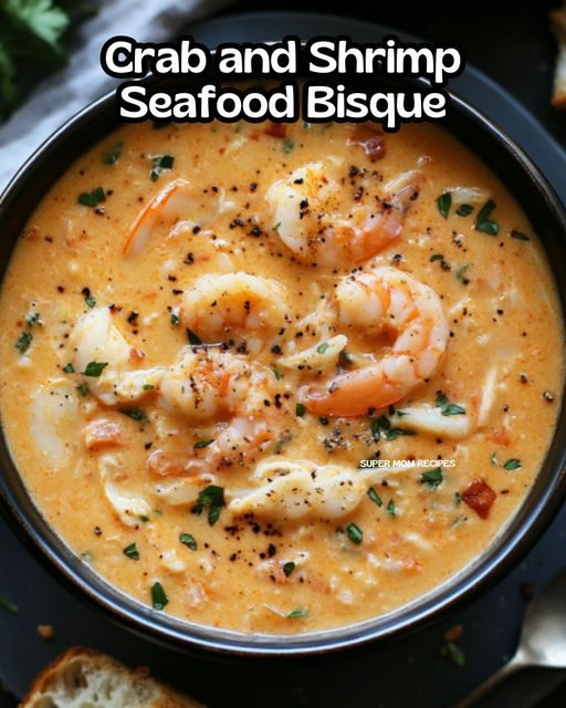 Crab and Shrimp Seafood Bisque :