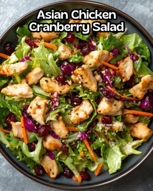 Asian Chicken Cranberry Salad