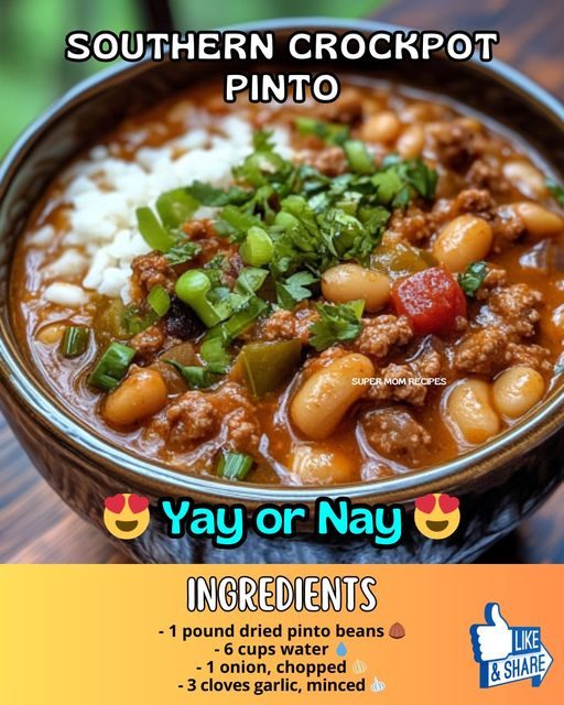 Southern Crockpot Pinto: