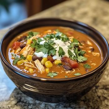 Chicken Enchilada Soup Fiesta