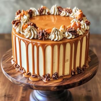 Pumpkin Salted Caramel Cake