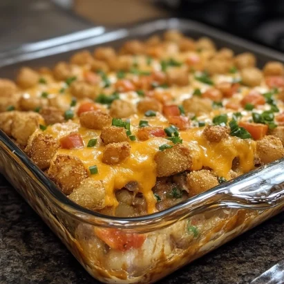 Big Mac Tater Tot Casserole