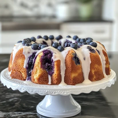 Blueberry Pound Cake