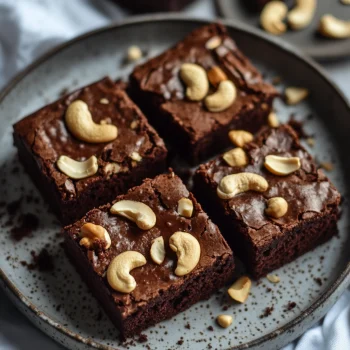 Cashew Nutella Brownies