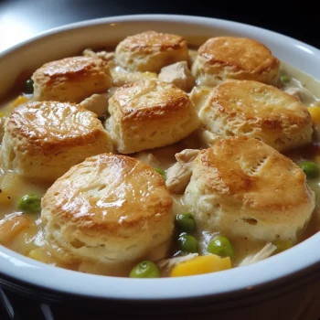 Chicken Pot Pie with Grands Biscuits