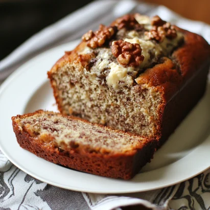 Cream Cheese Banana Bread