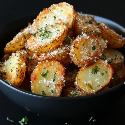 Crispy Parmesan Roasted Potatoes