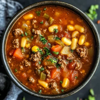 Crock Pot Hamburger Soup