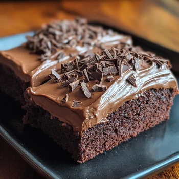 Dark Chocolate Sheet Cake