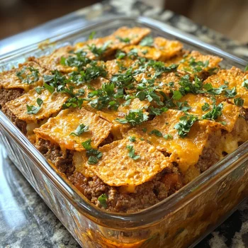 Dorito Meatloaf Casserole