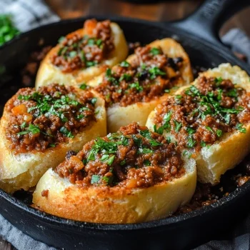 Garlic Bread Sloppy Joes