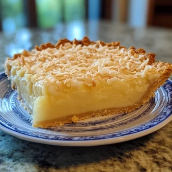 Homemade Coconut Pie