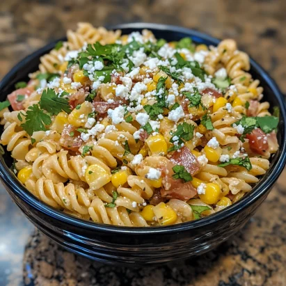 Mexican Street Corn Pasta Salad