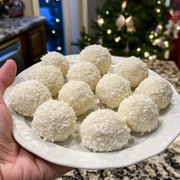 No Bake Coconut Cream Balls