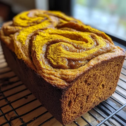 Pumpkin Cinnamon Swirl Bread