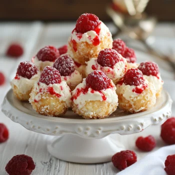 Raspberry Cream Cheese Bites