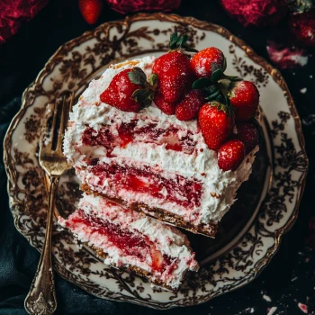 Strawberry Cream Cheese Icebox Cake