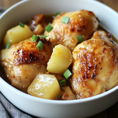 Sweet Hawaiian Crockpot Chicken